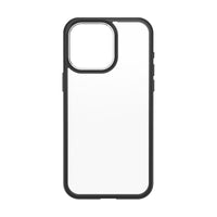 Thumbnail for Otterbox React Case for iPhone 15 Pro Max - Clear/ Black Ctrystal
