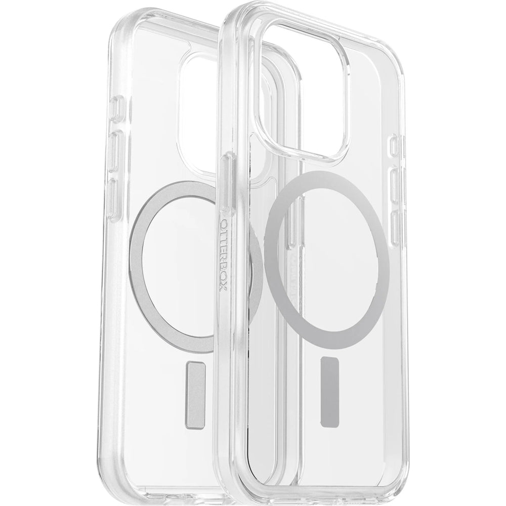 OtterBox Symmetry+ MagSafe Case for Apple iPhone 15 Pro - 6.1" - Clear