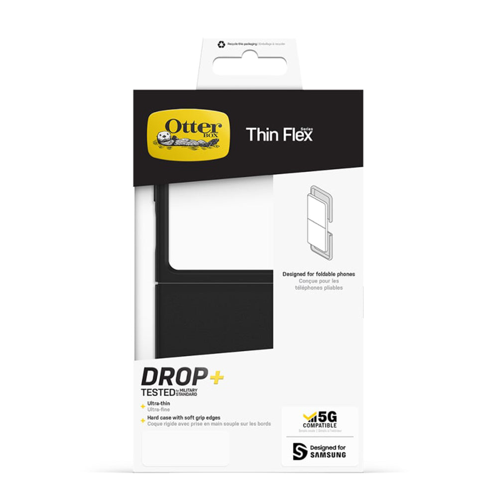Otterbox Thin Flex Case for Samsung Galaxy Z Flip5 - Black