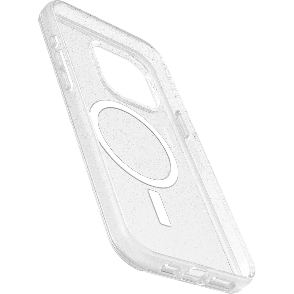 OtterBox Symmetry+ MagSafe Case for Apple iPhone 15 Pro Max - 6.7" - Clear Glitter