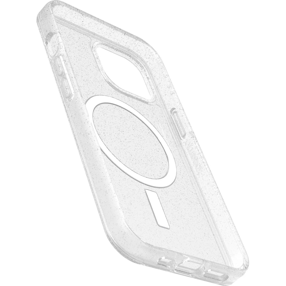 OtterBox Symmetry+ MagSafe Case for Apple iPhone 15 - 6.1" - Clear Glitter