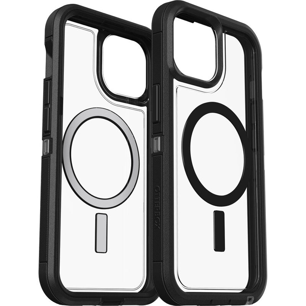 Otterbox Defender XT Magsafe Case for iPhone 15/14/13 - Dark Side - Black/Clear