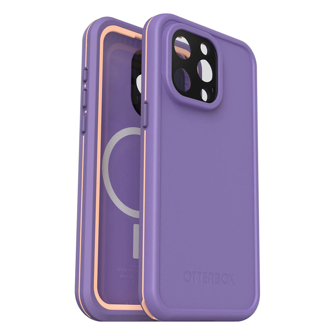 OtterBox Fre MagSafe Case for Apple iPhone 15 Pro Max - 6.7" - Rule of Plum Purple