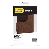 Thumbnail for Otterbox Strada Series Magsafe Compatible Phone Case for iPhone 15 Pro - Espresso Brown