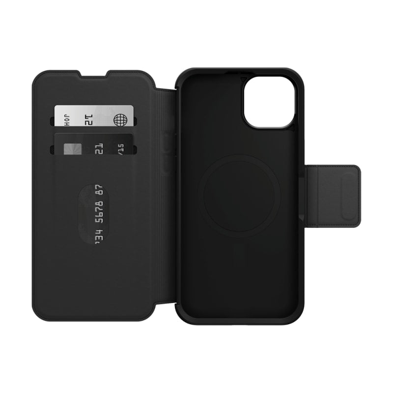 Otterbox Strada Folio MagSafe Case for iPhone 15 Plus - Shadow