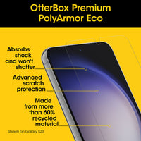 Thumbnail for Otterbox PolyArmor Eco Screen Protector For Samsung Galaxy S24+  - Clear