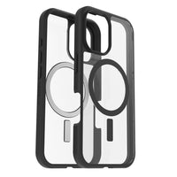 Thumbnail for OtterBox React MagSafe Case for iPhone 16  - Black Crystal