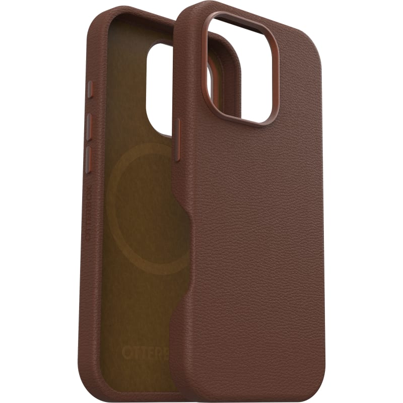 OtterBox Symmetry Cactus Leather Case for iPhone 16 Pro  - Brown