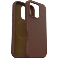 Thumbnail for OtterBox Symmetry Cactus Leather Case for iPhone 16 Pro  - Brown