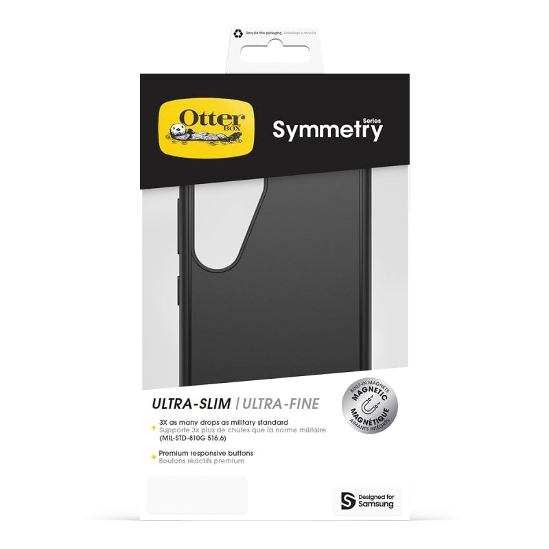 OtterBox Symmetry Mag Case for Samsung Galaxy S25/S24 - Black