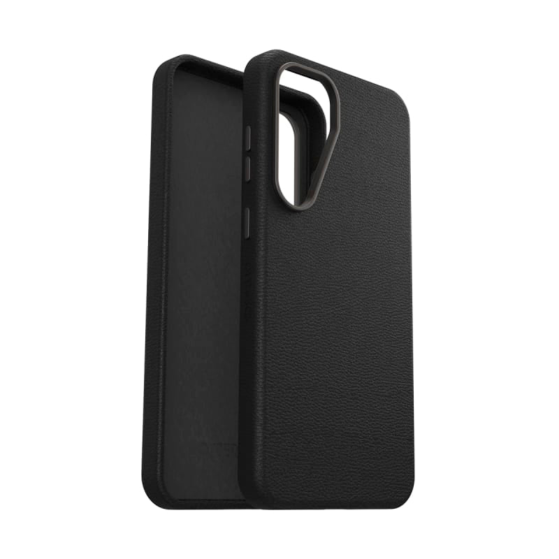 OtterBox Symmetry Cactus Leather Case for Samsung Galaxy S25+ - Noir Ash