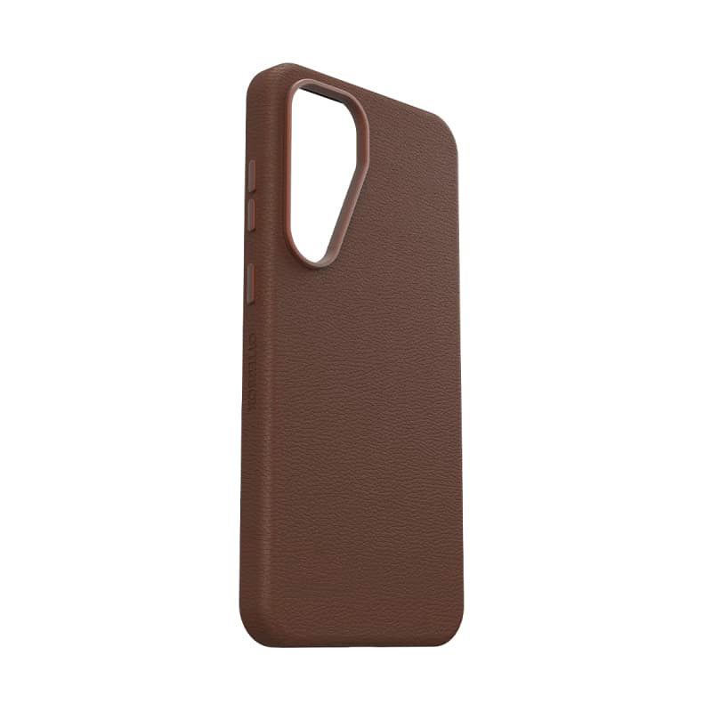 OtterBox Symmetry Cactus Leather Case for Samsung Galaxy S25+ - Rich Adobe