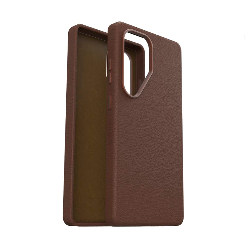 OtterBox Symmetry Cactus Leather Case for Samsung Galaxy S25 Ultra - Rich Adobe