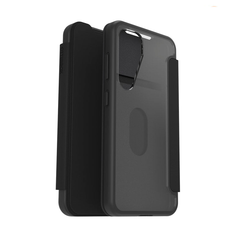 OtterBox React Folio Case for Samsung Galaxy S25/S24 - Black Crystal