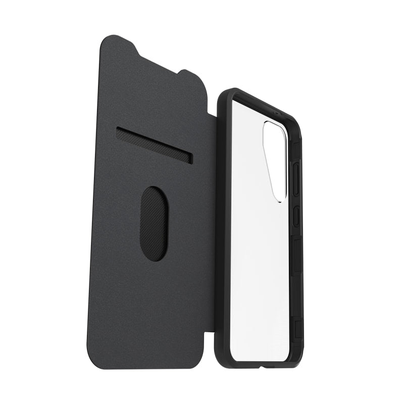 OtterBox React Folio Case for Samsung Galaxy S25+ - Black Crystal