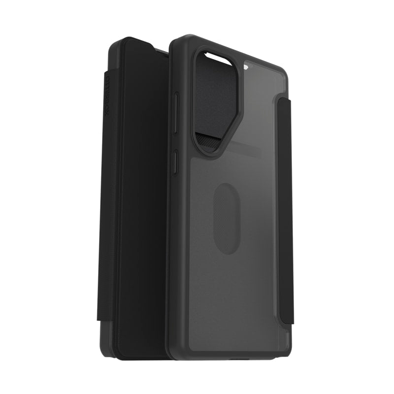 OtterBox React Folio Case for Samsung Galaxy S25 Ultra - Black Crystal