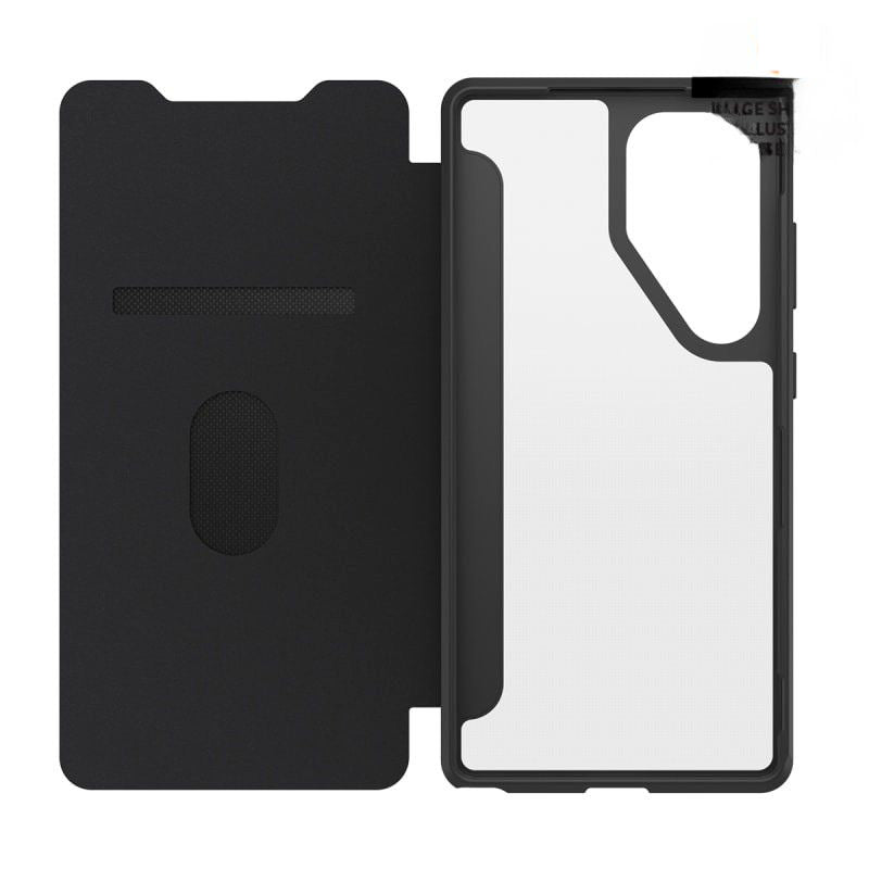 OtterBox React Folio Case for Samsung Galaxy S25 Ultra - Black Crystal