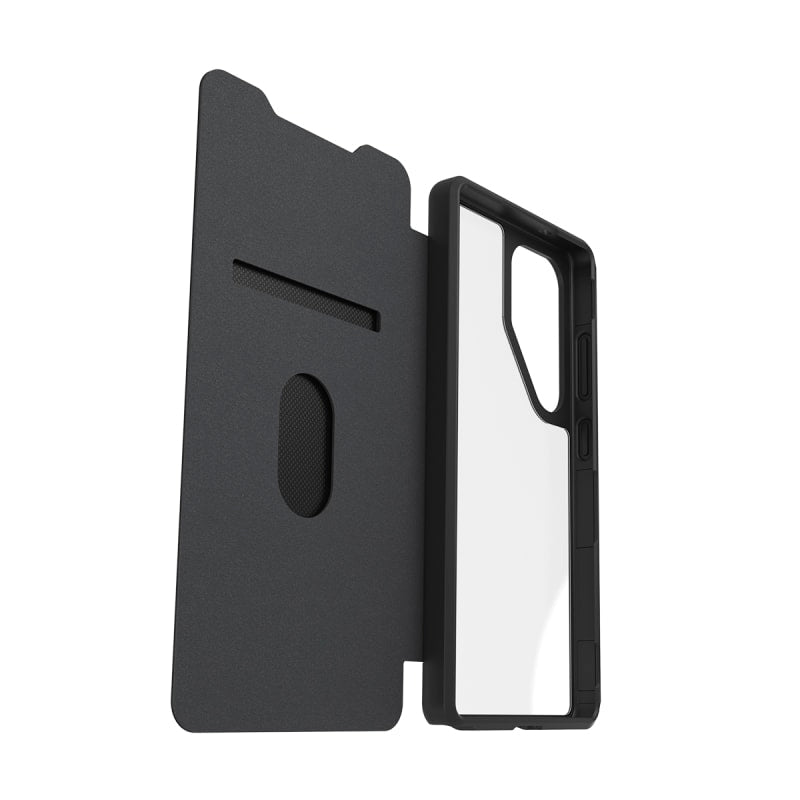 OtterBox React Folio Case for Samsung Galaxy S25 Ultra - Black Crystal