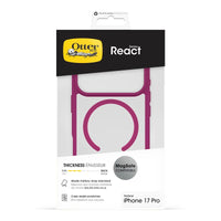 Thumbnail for OtterBox React MagSafe Case for iPhone 17 Pro - Rose Crystal Pink