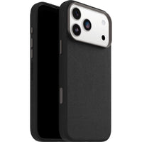 Thumbnail for OtterBox Symmetry MagSafe Cactus Leather Case with Camera Control for iPhone 17 Pro Max- Noir Ash Black