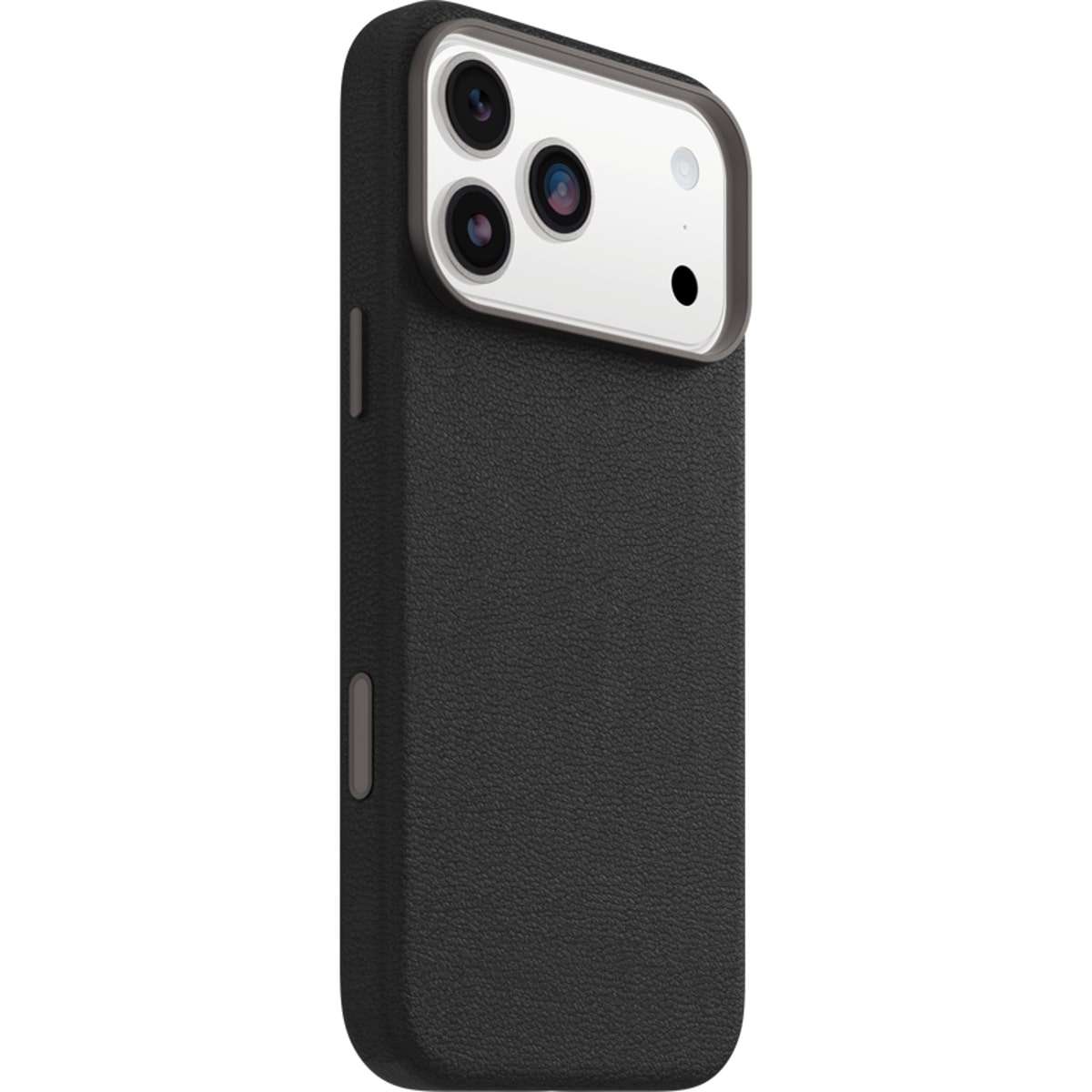 OtterBox Symmetry MagSafe Cactus Leather Case with Camera Control for iPhone 17 Pro Max- Noir Ash Black