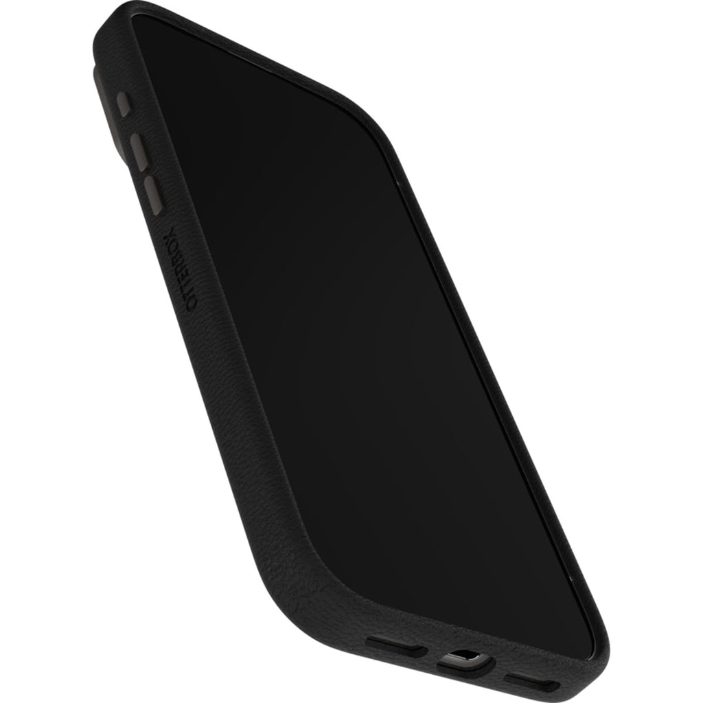 OtterBox Symmetry MagSafe Cactus Leather Case with Camera Control for iPhone 17 Pro Max- Noir Ash Black