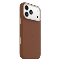 Thumbnail for OtterBox Symmetry MagSafe Cactus Leather Case with Camera Control for iPhone 17 Pro Max- Desert Saddle Brown