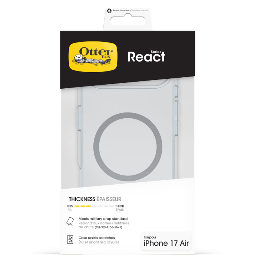 OtterBox React MagSafe Case for Apple iPhone Air - Clear