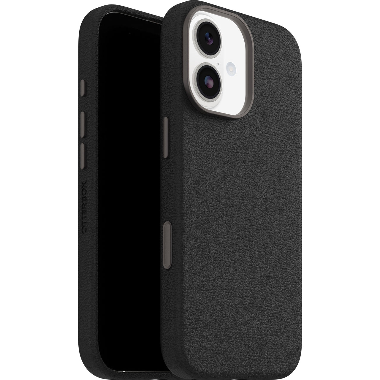 OtterBox Symmetry Cactus Leather MagSafe Case for Apple iPhone 17 6.3"- Black