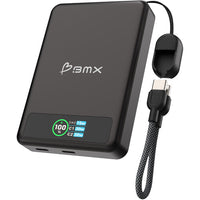 Thumbnail for BMX SolidSafe 10,000mAh Solid-State Magnetic Power Bank - Black