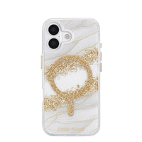 Thumbnail for Case-Mate Karat Granite MagSafe Case for Apple iPhone 17- Gold