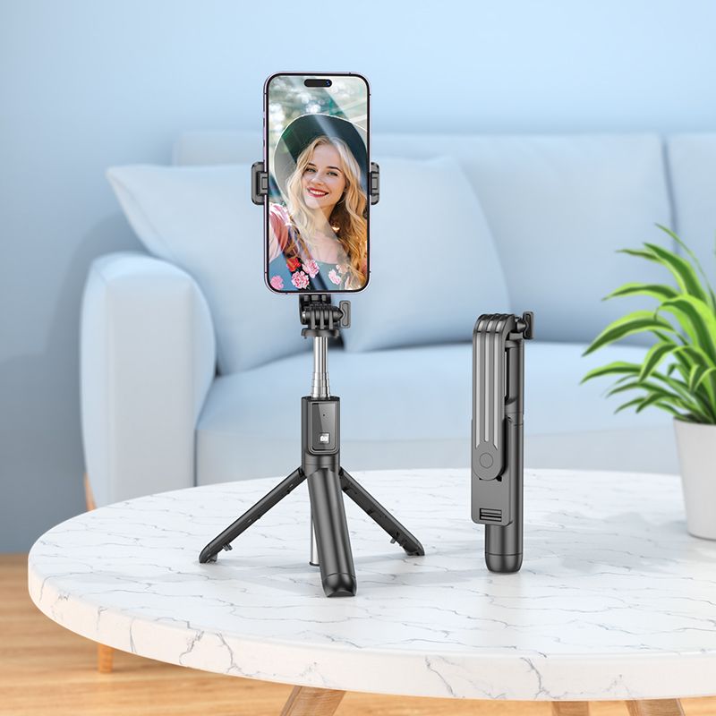 Borofone BY11 700mm Happy Live Broadcast Holder - Black