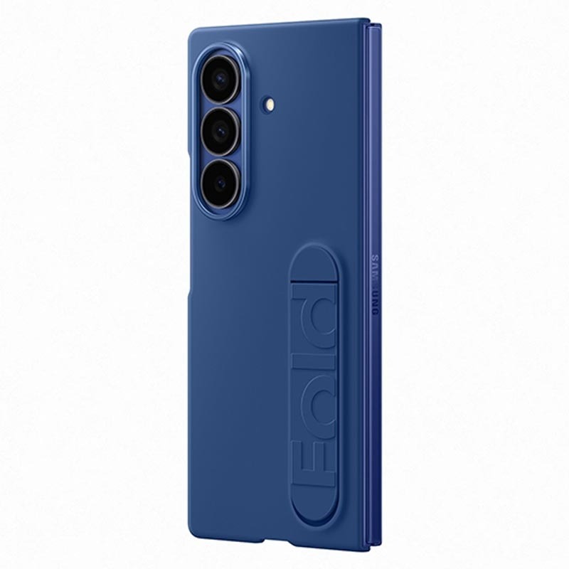 Samsung Silicone Stand Case for Galaxy Z Fold7 - Blue