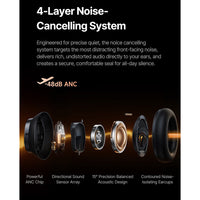 Thumbnail for Baseus Inspire XH1 ANC Wireless Bluetooth Headphones - Black