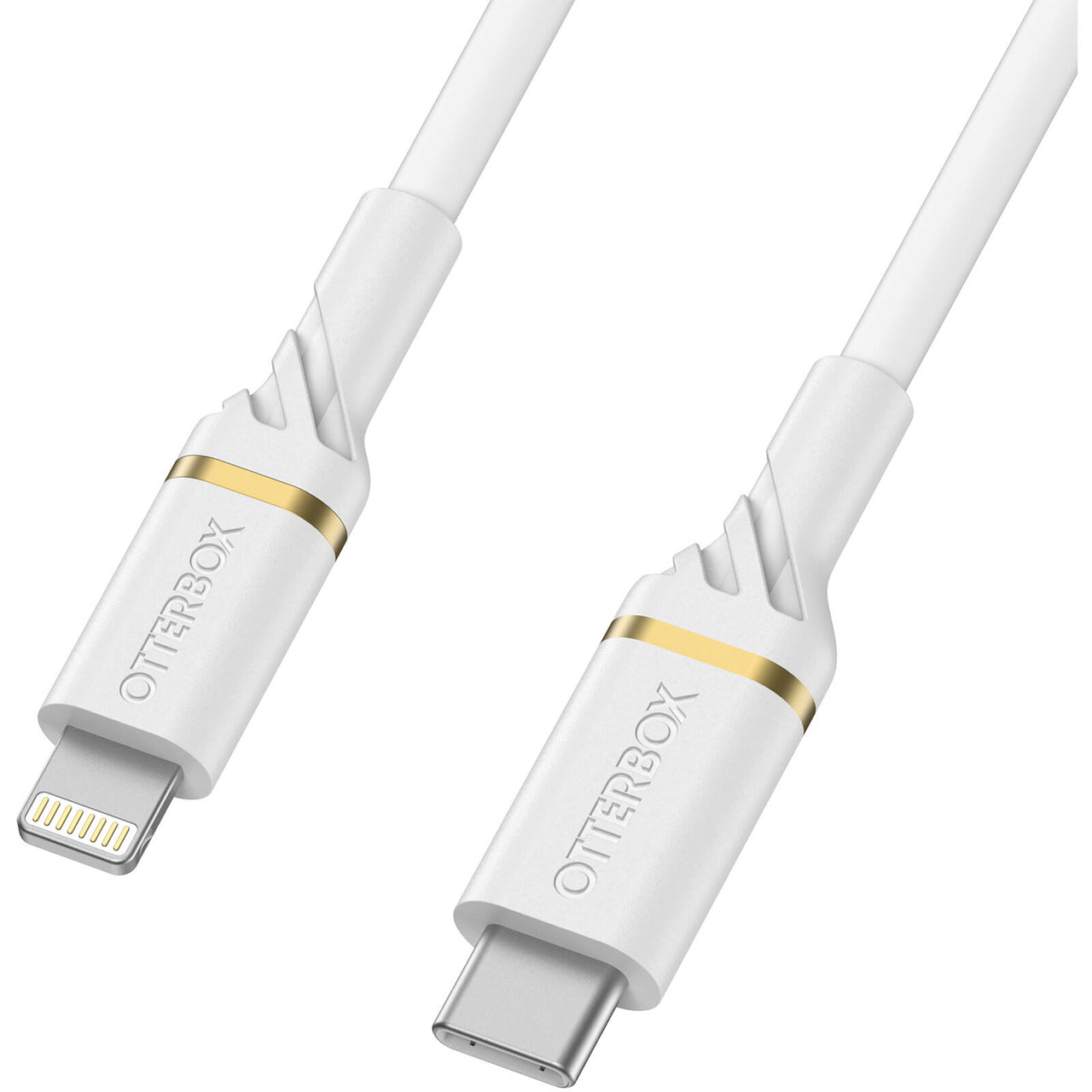 OtterBox USB-C to Lightning Fast Charge Cable 2M - White