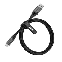 Thumbnail for OtterBox Premium Cable USB-C to USB-A, 1m - Black