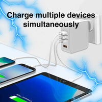 Thumbnail for Laser 100W PD GaN Charger - 4 Port USB-C and USB-A Fast Charging