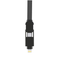 Thumbnail for Rolling Square inCharge XL 100W 6 in 1 Travel Charging Cable - 3M- Urban Black
