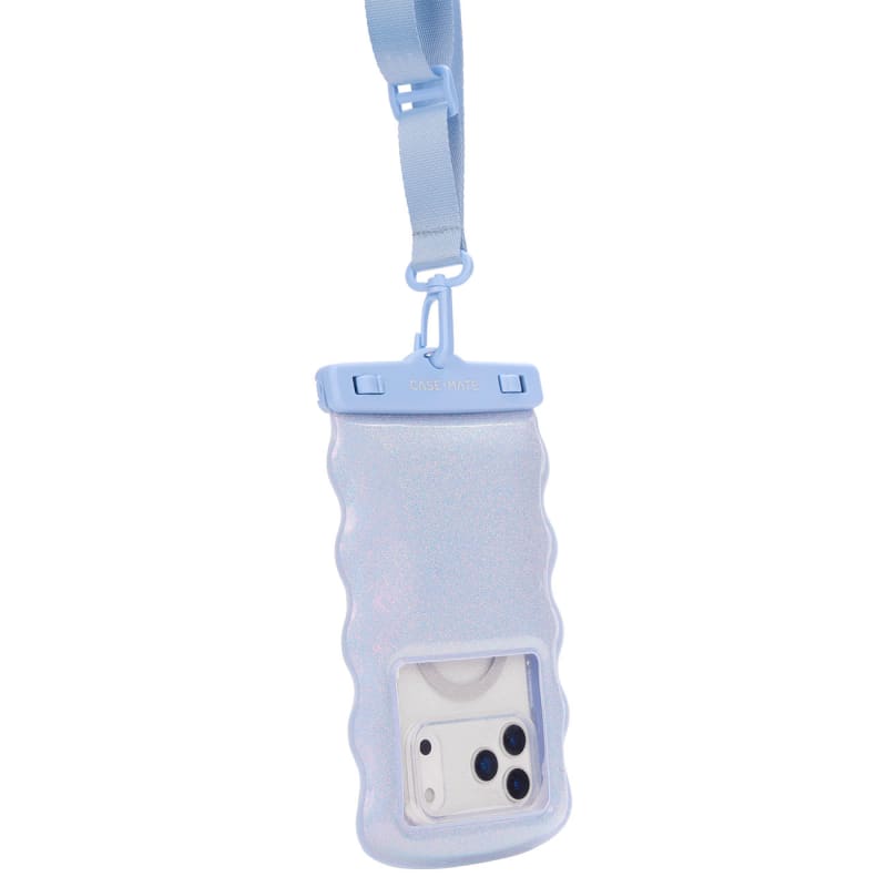 Case-Mate Wavy Waterproof Floating Pouch Large - Blue