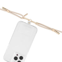 Thumbnail for Case-Mate Phone Crossbody Taupe Rope - Dark Brown/Light Snake