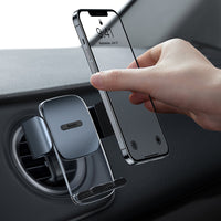 Thumbnail for Baseus Clamp Vehicle Car mount for Round Air Outlet  vent Holder - Black