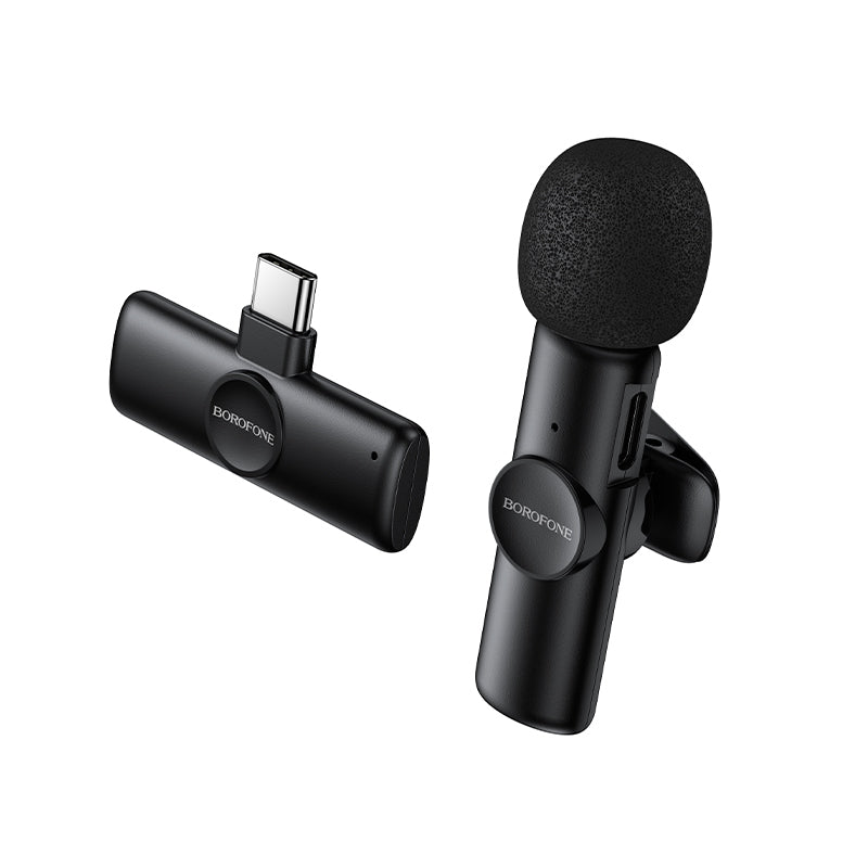 Borofone Lavalier wireless microphone BFK16 Winner Type C - Black