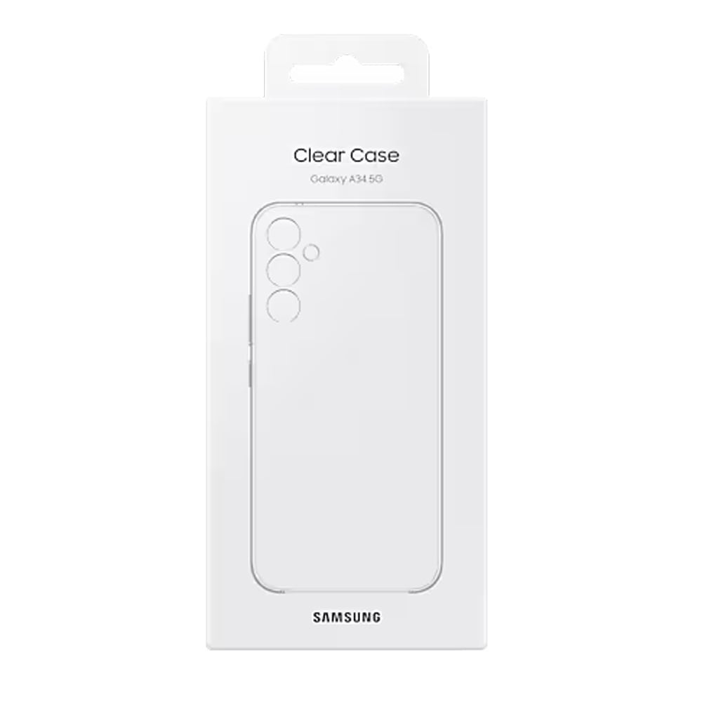 Samsung Rear Case for Galaxy A34 - Clear