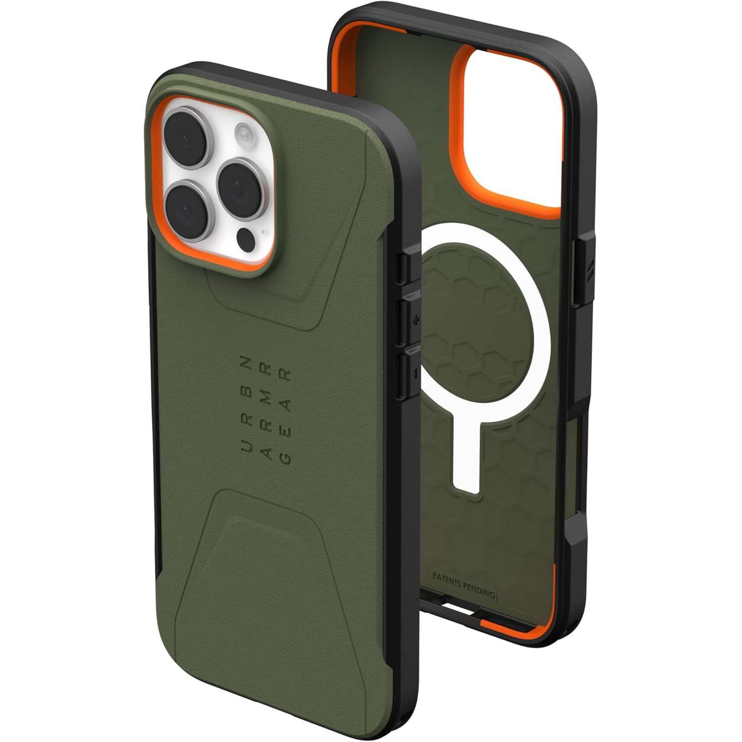 UAG Civilian Magsafe Back Case for iPhone 16 Pro Max - Olive Drab