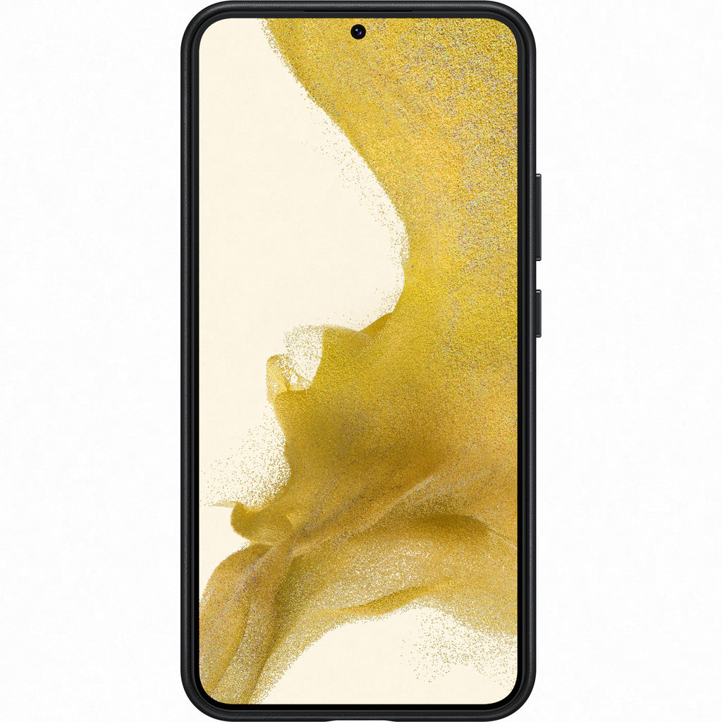 Samsung Leather Cover for Galaxy S22+ PLUS - Black