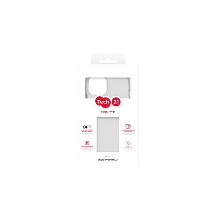 Tech21 EvoLite Case for iPhone 15 Pro Max - Clear