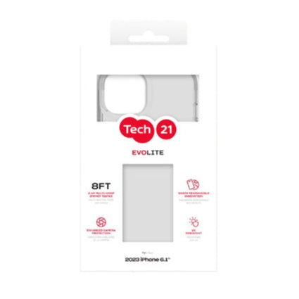 Tech21 EvoLite Case for iPhone 15 Pro Max - Clear