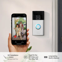 Ring Battery Video Doorbell + Chime - Venetian Bronze