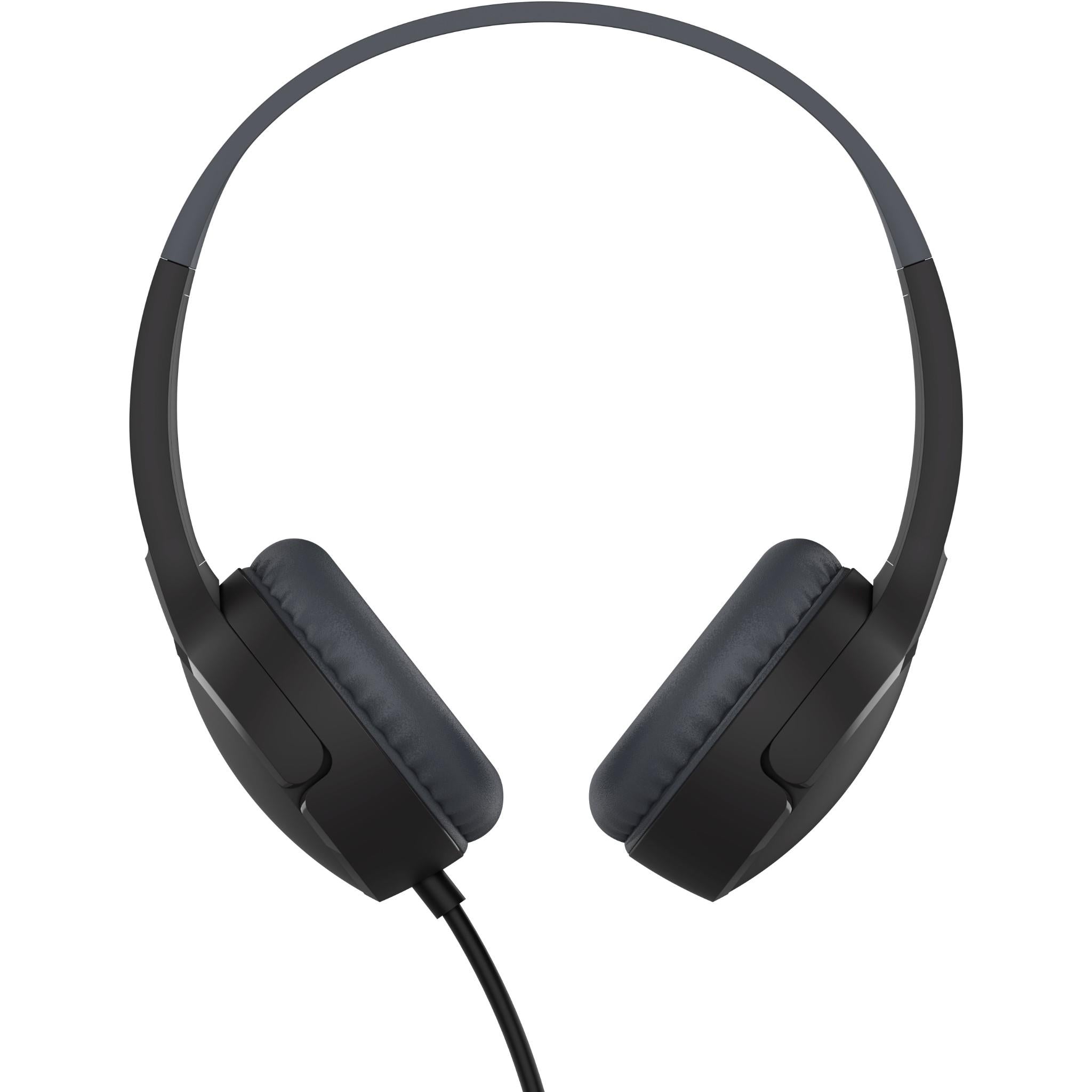 Belkin Soundform Mini Wired On-Ear Headphones for Kids - Black