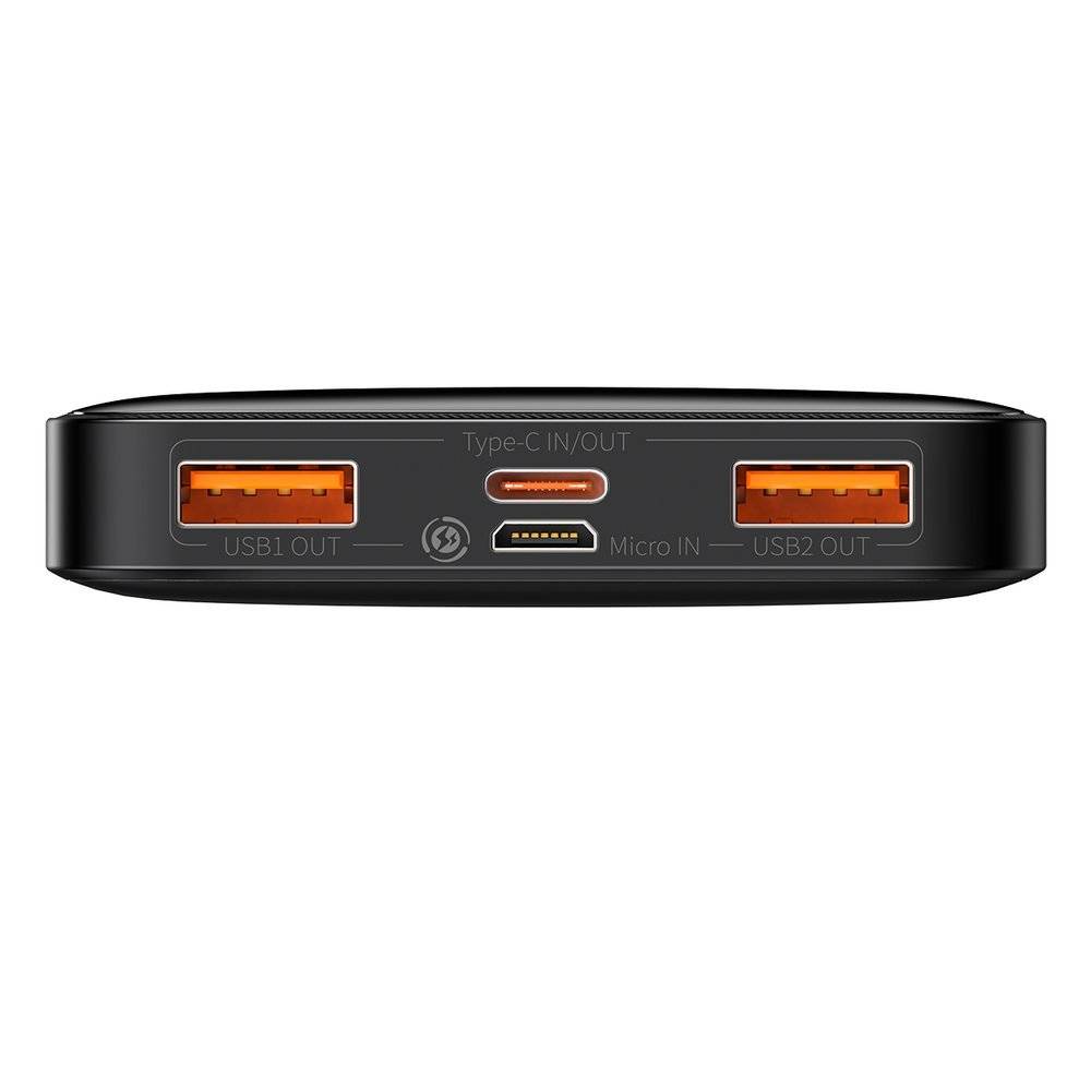 Baseus 20W 10000mAh Bipow Digital Display Power bank - Black